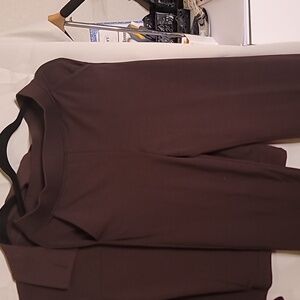 Talbots Pull On Brown pants Pima Cotton sz Small